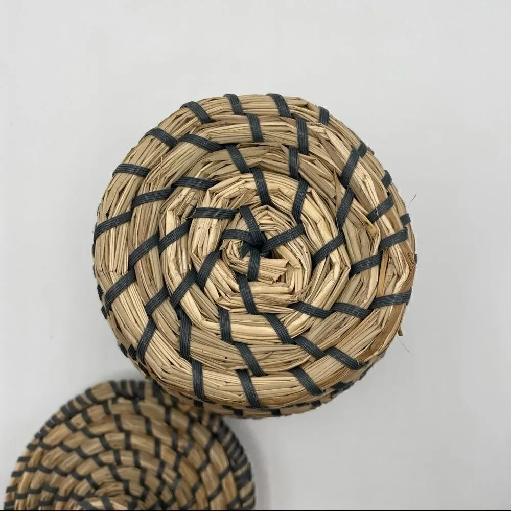 Set of Handmade Woven Baskets